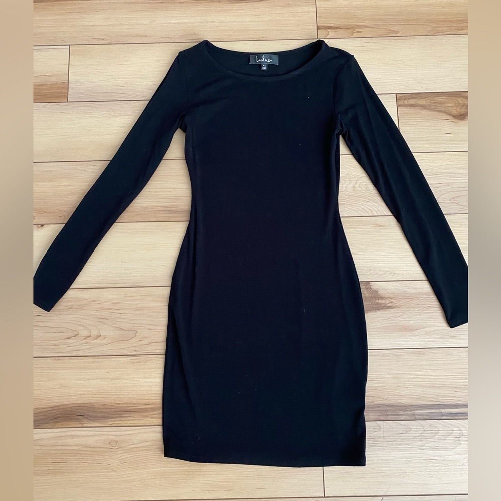 LuLus Long Sleeve Body Con Dress